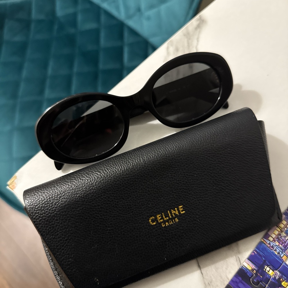 Celine Sleek Black Sunglasses